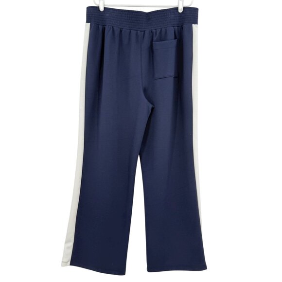 Stylus Womens Navy Platoon/White High-Rise Wide Leg Pants XXL Wide Waistband NWT - Picture 2 of 12